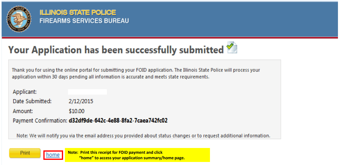 Illinois FOID application step 20